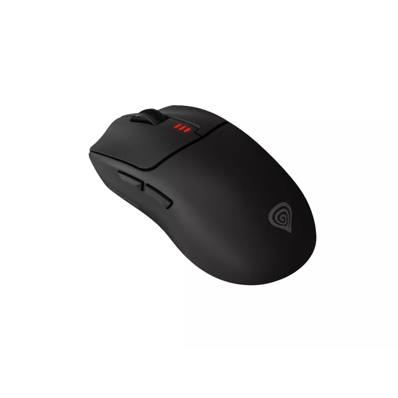 Pele GENESIS Zircon 500 Gaming, Bezvadu RF + Bluetooth + USB-C, Optiskā, 10000 DPI