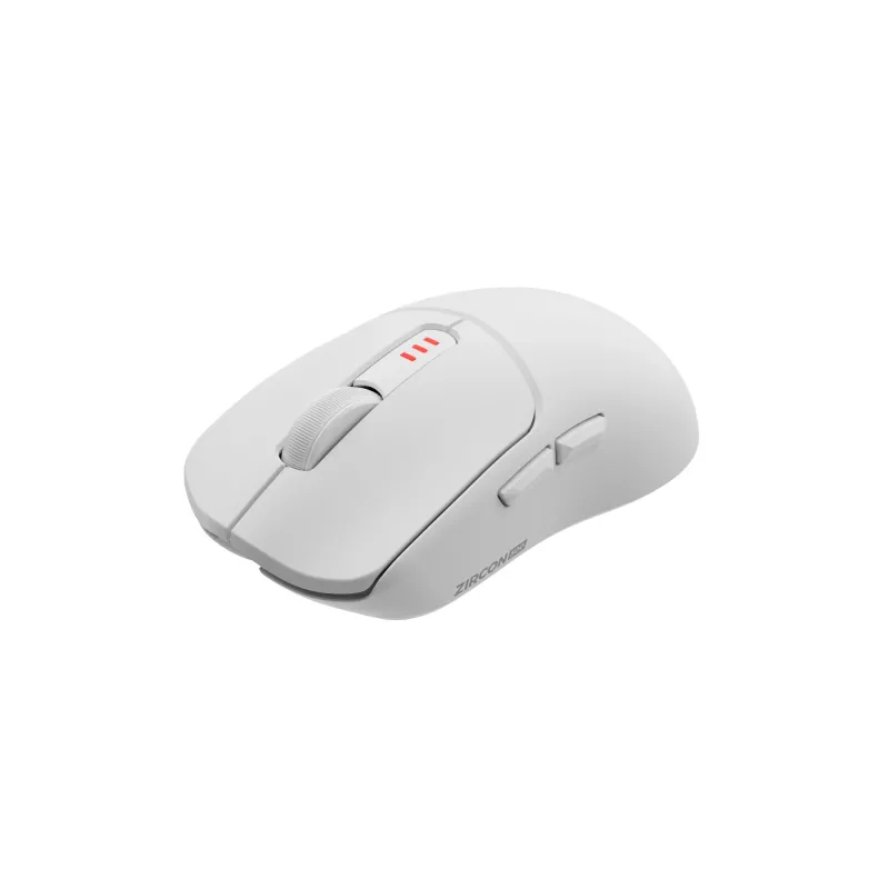 Pele GENESIS Zircon 500 Gaming, Bezvadu RF + Bluetooth + USB-C, Optiskā, 10000 DPI