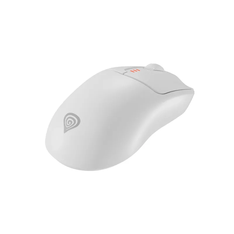 Pele GENESIS Zircon 500 Gaming, Bezvadu RF + Bluetooth + USB-C, Optiskā, 10000 DPI