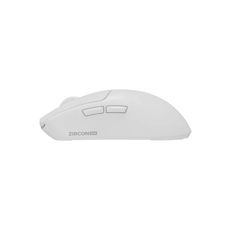 Pele GENESIS Zircon 500 Gaming, Bezvadu RF + Bluetooth + USB-C, Optiskā, 10000 DPI
