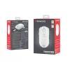 Pele GENESIS Zircon 500 Gaming, Bezvadu RF + Bluetooth + USB-C, Optiskā, 10000 DPI