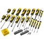 Manuālo skrūvgriežu komplekts STANLEY STHT0-62113 ar Phillips, Robertson un Torx uzgaļiem, magnētiskiem galiem, ergonomiskiem rokturiem
