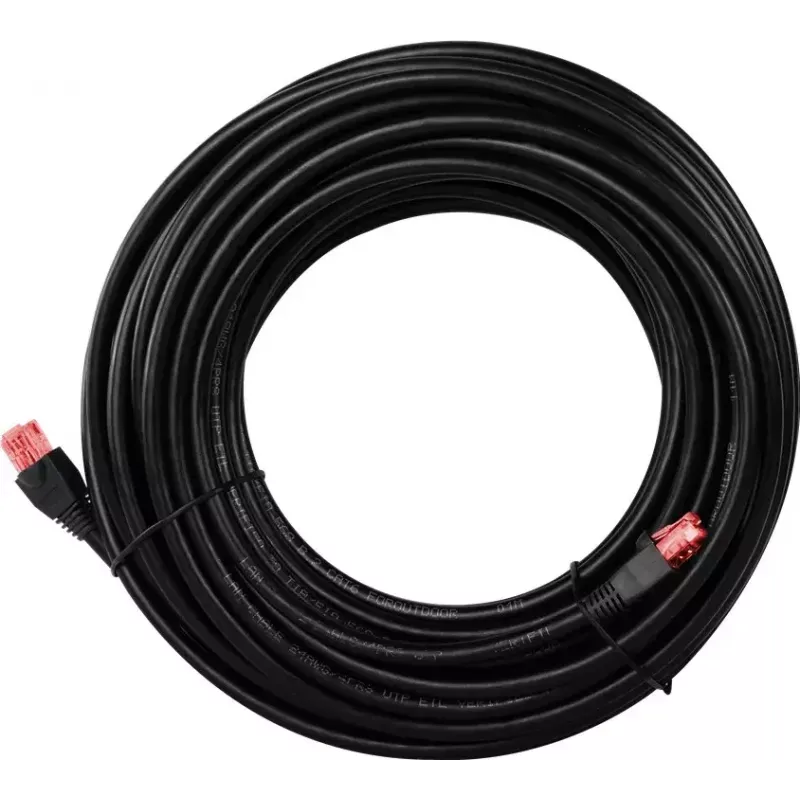 Tīkla kabelis GOOBAY 55433 Cat6 U/UTP RJ-45 — 15 m, melns