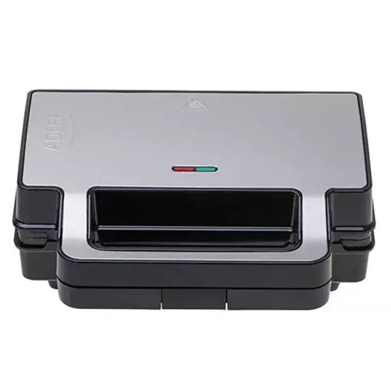 Adler AD 3073 sendviču tosteris 2 vienā, 1000 W, nerūsējošā tērauda/melnā krāsā