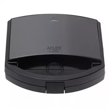 Sviestmaižu preses Adler AD 3069 — kompakts sviestmaižu gatavotājs, 750 W, 2 sviestmaizes, melns