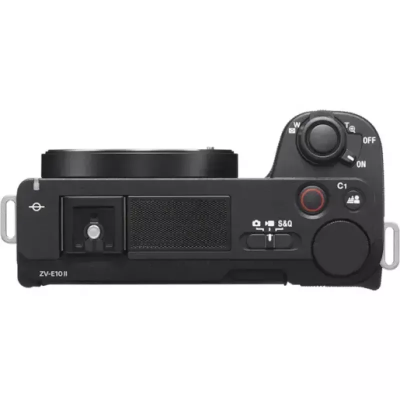 Sony ZV-E10 II (ZVE10M2KB) bezspoguļa vlogera kamera ar 16-50mm f/3.5-5.6 objektīvu, 26 MP APS-C Exmor R CMOS, 4K 3840x2160, 3 collu atliecams skārienekrāns, Wi-Fi, melnā krāsā