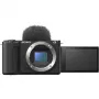 Vlog kamera Sony ZV-E10 II — 26 MP CMOS, 4K 3840×2160, 16-50mm objektīvs, melna, 0.292 kg