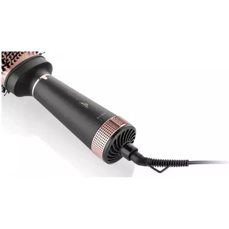 Sukas fēns ETA Fenité Airflow 1300 W, keramikas cilindrs, 3 temperatūras līmeņi, 1,7 m vads, Melns/Rozā