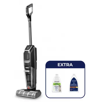 Bissell CrossWave OmniForce Edge Select vertikālais putekļsūcējs, bezmaiss, 22 W, melns, pelēks