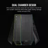 PC korpuss CORSAIR 2500D AIRFLOW Midi Tower Melns — ATX/Micro ATX, priekšējais 280 mm radiators, USB-A x2, USB-C x1