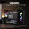 PC korpuss CORSAIR 2500D AIRFLOW Midi Tower Melns — ATX/Micro ATX, priekšējais 280 mm radiators, USB-A x2, USB-C x1