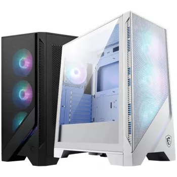 Korpus MSI MAG FORGE 320R AIRFLOW Micro-ATX Balts