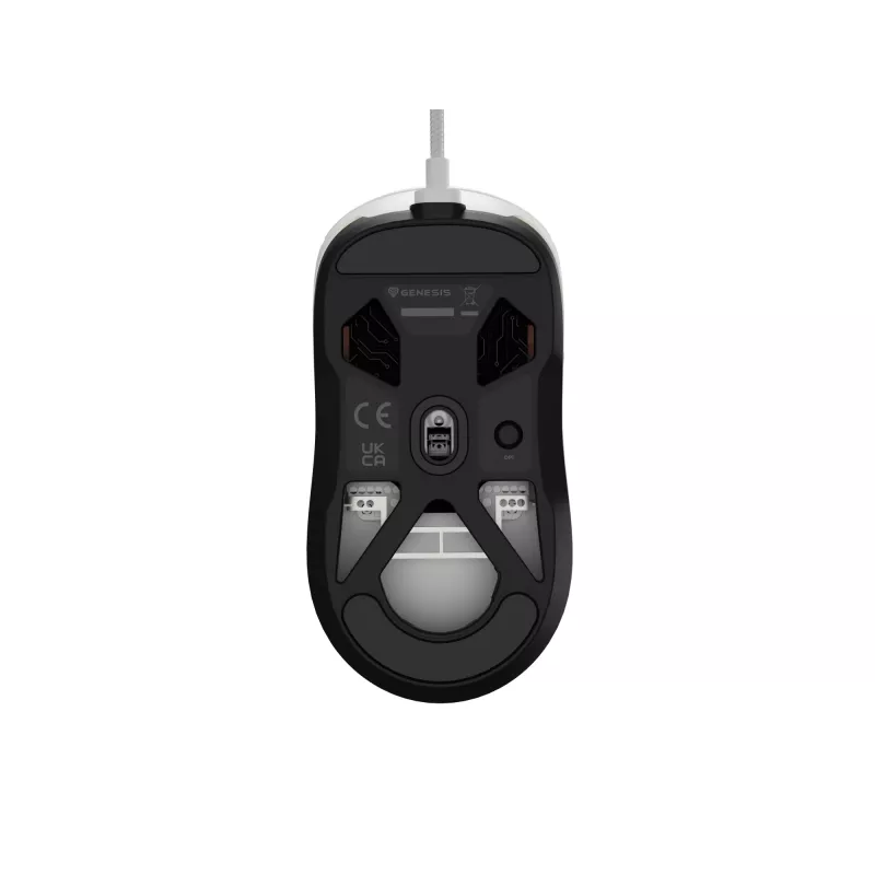Pele GENESIS Krypton 660 Gaming Ambidextrous USB Type-A Optiskā 12000 DPI