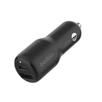Lādētājs Belkin CCB005btBK auto cigarešu pieslēgvietai, ātrā uzlāde, melns