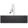 Datora tastatūra DELL KB525C Office USB QWERTY US International Melna