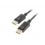 Lanberg DisplayPort kabelis vīriešu/vīriešu 19 kontaktu V1.2 4K 1.8m Melns