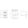 Whirlpool WQ9I FO2BX EF sānu-pie-sānu ledusskapis Brīvstāvošs 592 L Melns