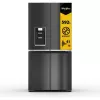 Whirlpool WQ9I FO2BX EF sānu-pie-sānu ledusskapis Brīvstāvošs 592 L Melns