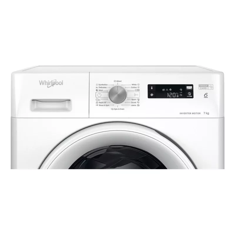 Whirlpool FFS 7469 W EE veļas mazgājamā mašīna Priekšējā ielāde 7 kg 1351 apgr./min Balta