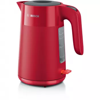 Bosch TWK2M164 elektriskā tējkanna 1.7 L 2400 W Melna, Pelēka, Sarkana