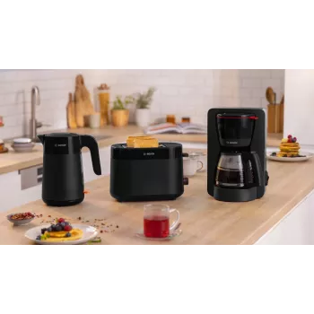 Bosch TAT2M123 tosteris 2 šķēles 950 W Melns