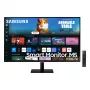 27 collu Samsung M50D monitors — 27 collu Full HD (1920×1080), VA LED, 4 ms, 178° skata leņķis, iebūvēti skaļruņi, USB centrmezgls, VESA, melns