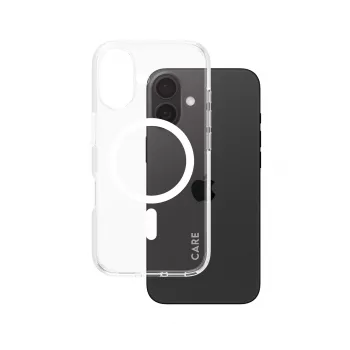 PanzerGlass CARE™ by ® Urban Combat Maciņš Caurspīdīgs ar Balto MagSafe iPhone 16
