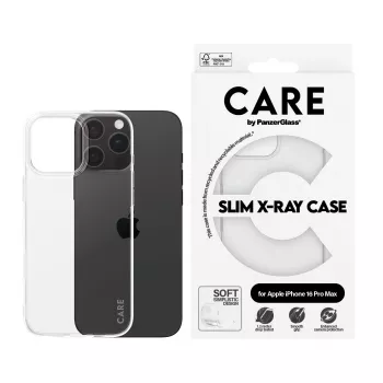 PanzerGlass CARE™ by ® X-Ray Case iPhone 16 Pro Max, Caurspīdīgs
