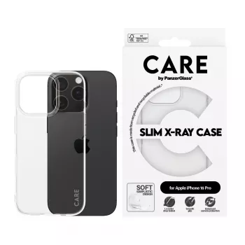 PanzerGlass CARE™ by ® X-Ray Case iPhone 16 Pro, Caurspīdīgs Vāciņš Apple iPhone 16 Pro