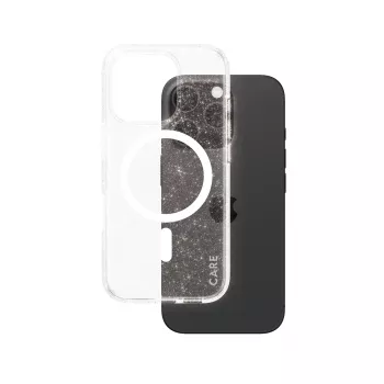 PanzerGlass CARE™ by ® Urban Combat Case Star Lit ar Baltu MagSafe iPhone 16 Pro