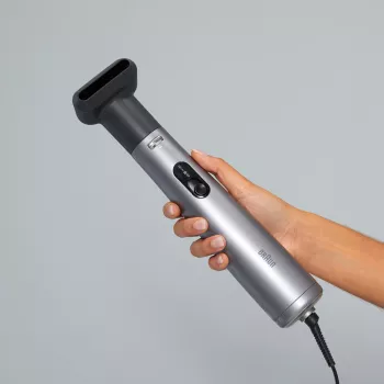 Karstā gaisa suka BRAUN AS 4.3 Melns Sudrabs — 1000 W, 2.2 m vads