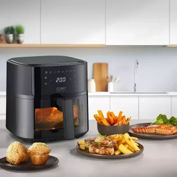 Cepšanas iekārta Caso Designer Air Fryer 6.0 — 1700 W, 6 L, melna