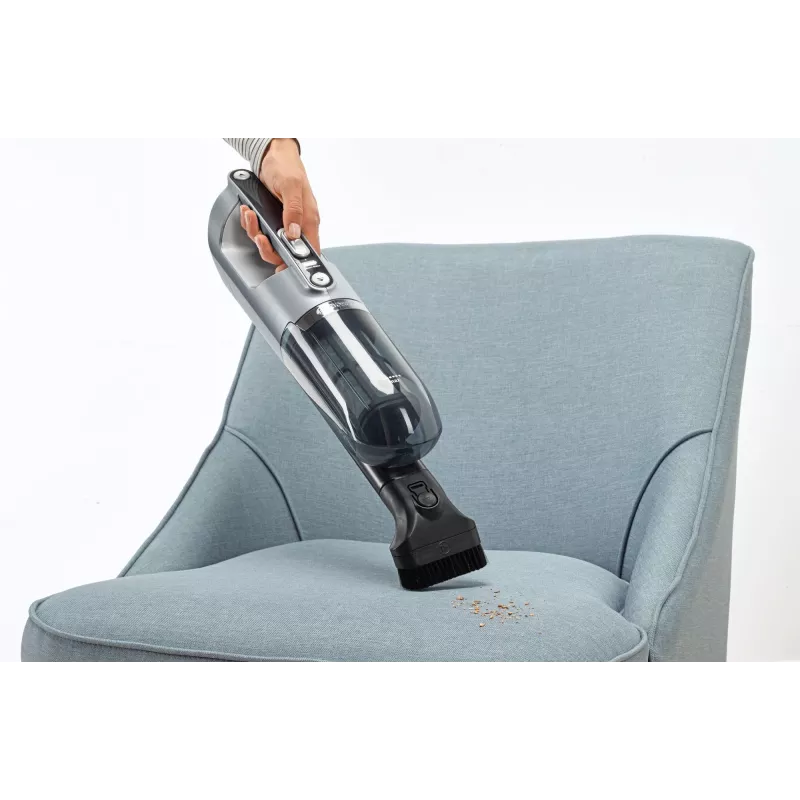 Stikla putekļsūcējs Bosch BCH3P210 2-in-1, sausā tīrīšana, 0,4 L putekļu tvertne, bezvadu + tīkla, pelēks/melns, 3 kg
