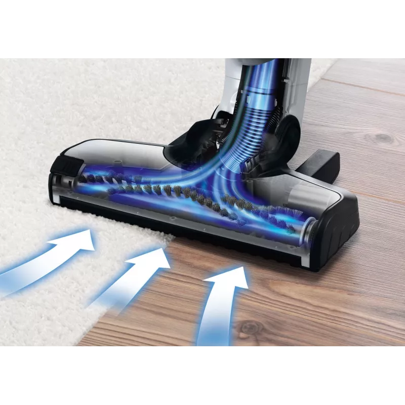 Stikla putekļsūcējs Bosch BCH3P210 2-in-1, sausā tīrīšana, 0,4 L putekļu tvertne, bezvadu + tīkla, pelēks/melns, 3 kg