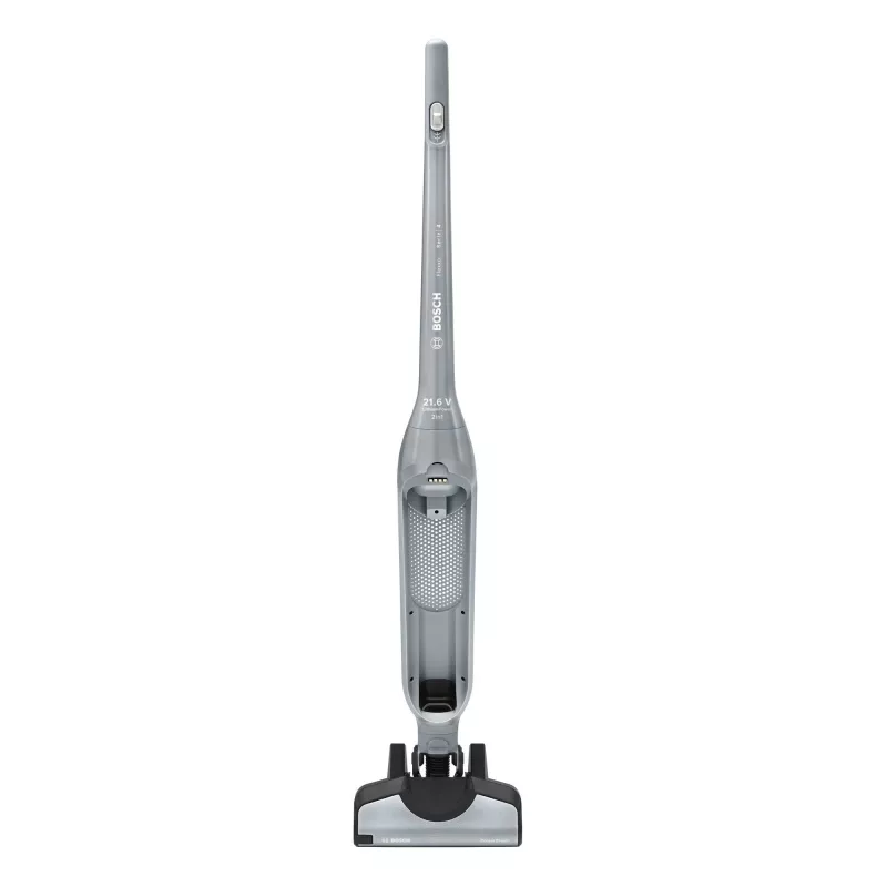 Stikla putekļsūcējs Bosch BCH3P210 2-in-1, sausā tīrīšana, 0,4 L putekļu tvertne, bezvadu + tīkla, pelēks/melns, 3 kg
