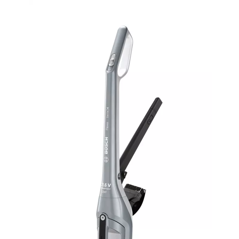 Stikla putekļsūcējs Bosch BCH3P210 2-in-1, sausā tīrīšana, 0,4 L putekļu tvertne, bezvadu + tīkla, pelēks/melns, 3 kg