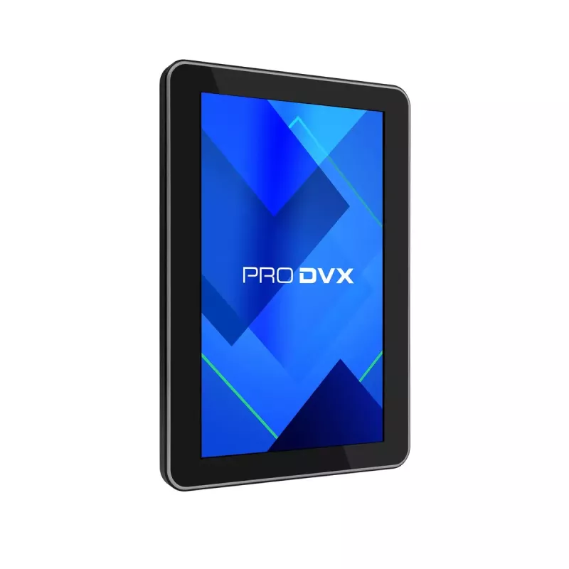 ProDVX IPPC-10SLB paneļdators, 10,1 collu skārienjutīgs ekrāns, 1280 x 800, 500 cd/m², Windows 10 IoT LTSC, VESA 75x75, melns