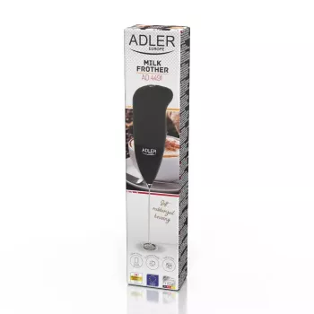 Rokas elektriskais piena putotājs Adler AD 4491 Melns Nerūsējošā tērauda slotiņa