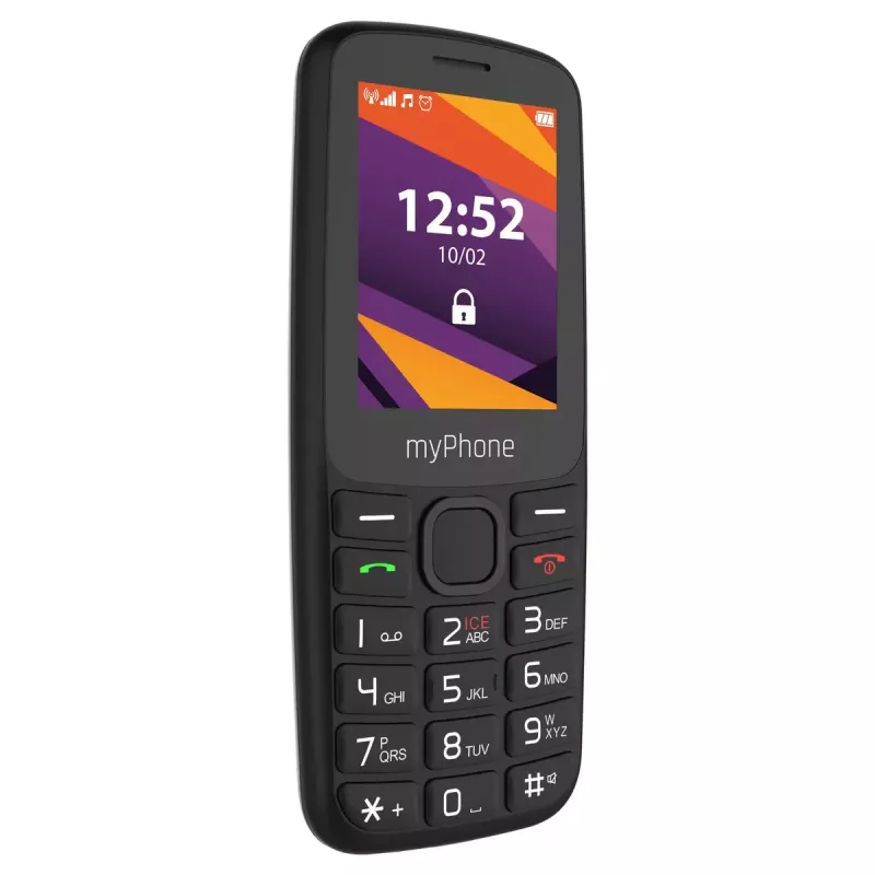 Mobilais telefons MYPHONE 6410 LTE | 2.4 collu TFT | Melns