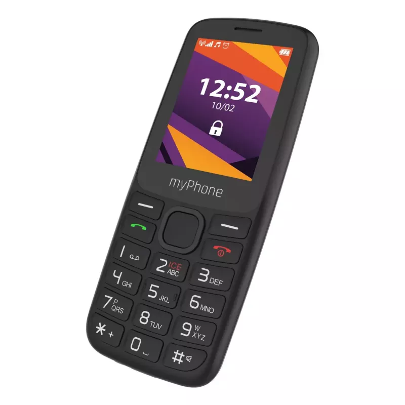 Mobilais telefons MYPHONE 6410 LTE | 2.4 collu TFT | Melns