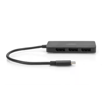 DIGITUS USB-C - 3x DP MST Video Hub DP 1.4, 4K/60Hz