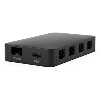 Fractal Design FD-A-APH1-001 Adjust Pro Hub — ventilatoru kontrolieris, 4-pin, melns