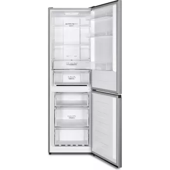 Gorenje Kombinētais ledusskapis-salvētājs N619EAXL4 SI, 304 L, No Frost (ledusskapis), SN-N, 6 kg/24h, E, Pelēks