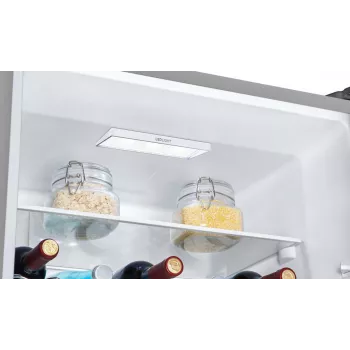 Gorenje Kombinētais ledusskapis-salvētājs N619EAXL4 SI, 304 L, No Frost (ledusskapis), SN-N, 6 kg/24h, E, Pelēks