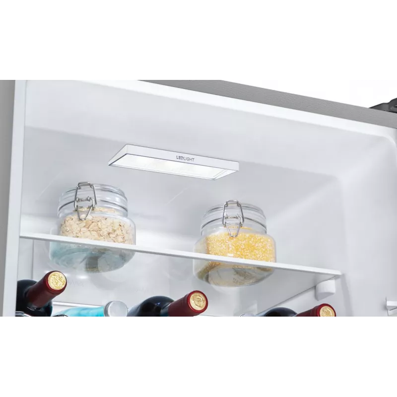 Gorenje Kombinētais ledusskapis-salvētājs N619EAXL4 SI, 304 L, No Frost (ledusskapis), SN-N, 6 kg/24h, E, Pelēks