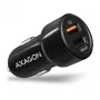 Axagon PWC-QC5 autolādētājs ar Quick Charge 3.0 un SMART portiem, 31.5W