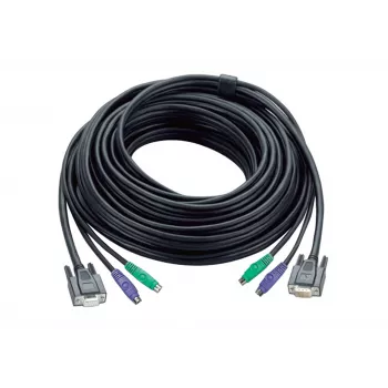 KVM kabelis ATEN PS/2 HDB 1,2m Melns