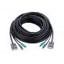 KVM kabelis ATEN PS/2 HDB 1,2m Melns