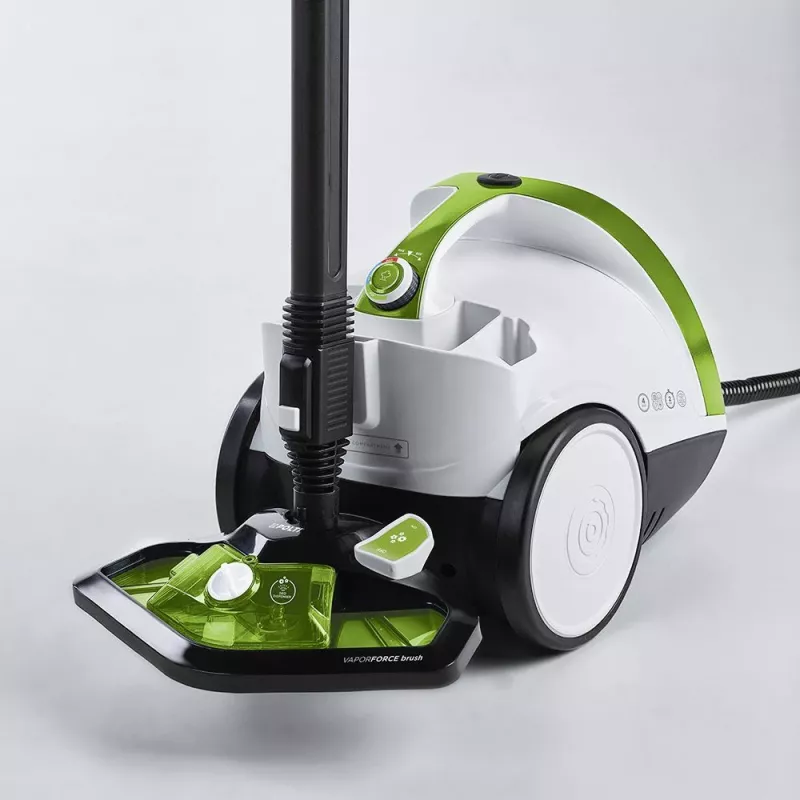 Polti Vaporetto Smart 110 Eco cilindriskais tvaika tīrītājs 1500 W Melns, Zaļš, Balts