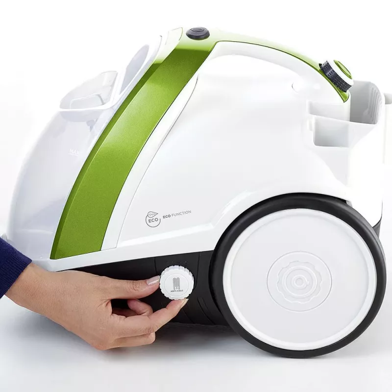 Polti Vaporetto Smart 110 Eco cilindriskais tvaika tīrītājs 1500 W Melns, Zaļš, Balts